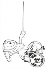 coloring page paralympics